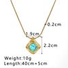 Gold Clavicle Chain Retro Style French Style Necklace New Pendant Necklace  For Women