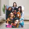 Katseye Members Kpop Fleece Blankets Gnarly Creative Throw Blanket for  Sofa Bedding Lounge 125*100cm Quilt