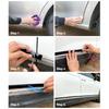 Car Exterior Glossy Black Body Strip Bumper Door Protective Moulding Styling Trim Sticker 6mm 8mm 10mm 12mm 15mm 20mm 30mm