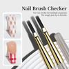 Nail Art Brush Checker Nail Drawing Painting Line Brush Nail Art Tool Acrylic Painting Brushes DIY Design Manicure Tools