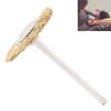 T shaped Nail Drill Bit Cleaning Brush Brass Wire Grinding Head Cleaner Brush Manicure Tool