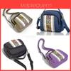 Ethnic Embroidery Canvas Crossbody Bag For Daily Use With Zipper Closure And Multiple Pockets