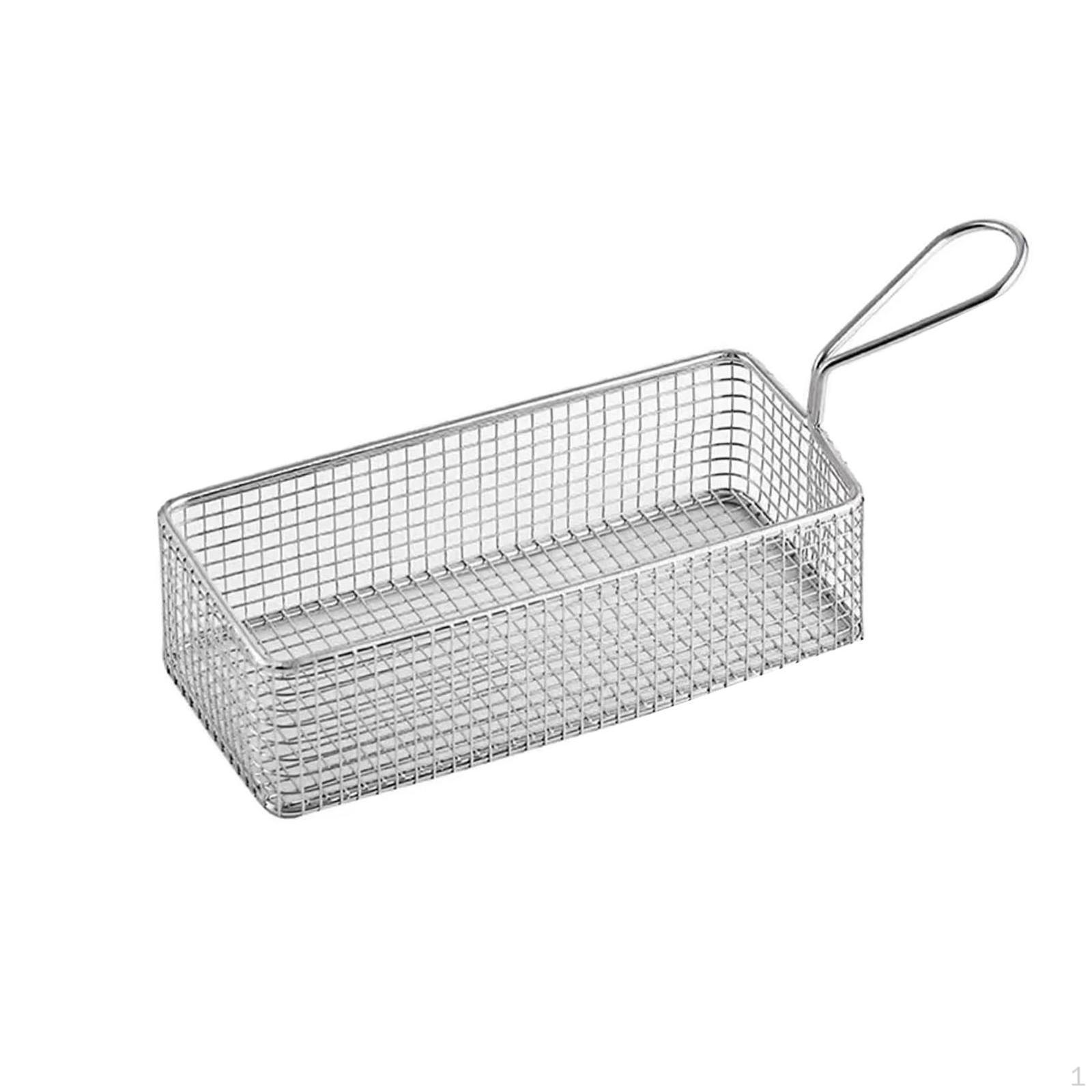 

Корзина для фритюрницы из нержавеющей стали для хрустящих деликатесов