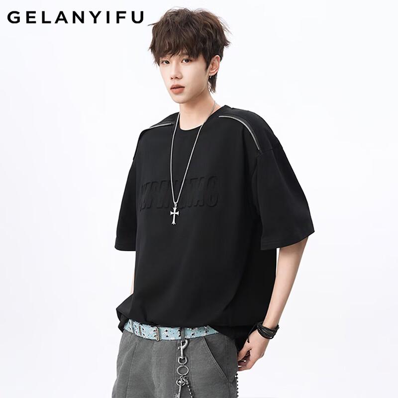 

Men s American Trendy Heavyweight Short-Sleeve T-Shirt US 10
