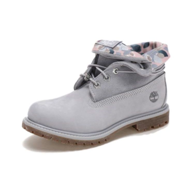 Timberland Roll Top Classic Ankle Outdoor Boots Women boots Medium-Gray A2MEJ050