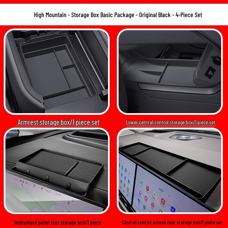 Wey Gaoshan 7/8/9 Instrument Screen Silicone Storage Box for Car Interior