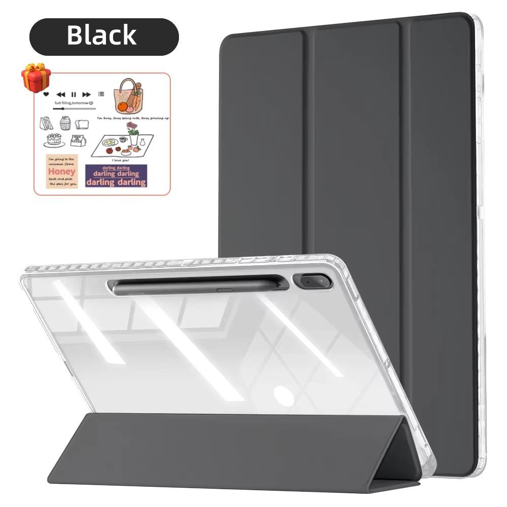 Pour Samsung Galaxy Tab S6 Lite Étui 10,4 pouces pour Galaxy Tab S7 Plus S7 FE S8/S9/S10 Plus 12,4 pouces Étui pour Tab S7 S8 11 pouces Housse A9 8.7 noir