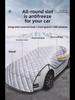 Winter Car Windshield Snow and Frost Cover - Thick, Anti-Freeze Protection for Front Windshield