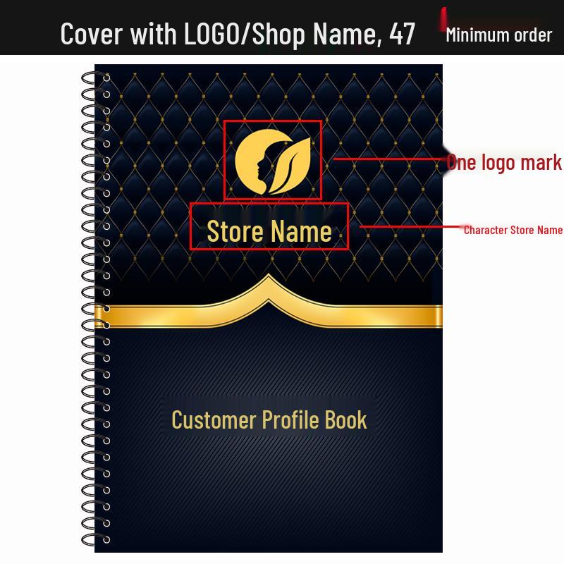 Beauty Salon Customer Record Book A4: Membership, Health, and Attendance Log