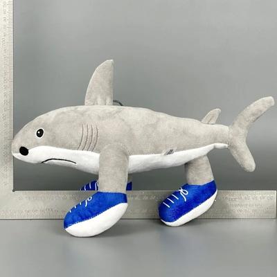 Shark Gorilla Frog Elephant Plush Toys Set Stuffed Animals for Kids Birthday Gift Home Decor Nursery Room Cute Animal Collection