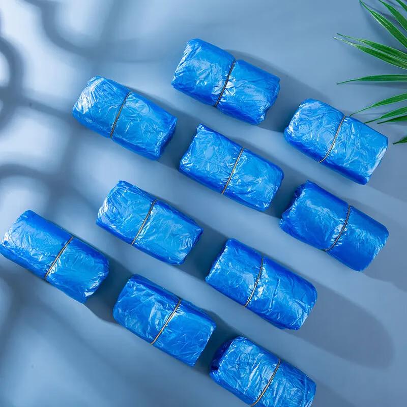 Jinsu Disposable Plastic Shoe Covers (2000 Count)