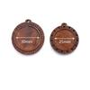 5pcs/Lot Random Mixed Vintage Wooden Cabochon Base Settings Blank Wood Cabochon Pendant Trays Diy Jewelry for Necklace Makings