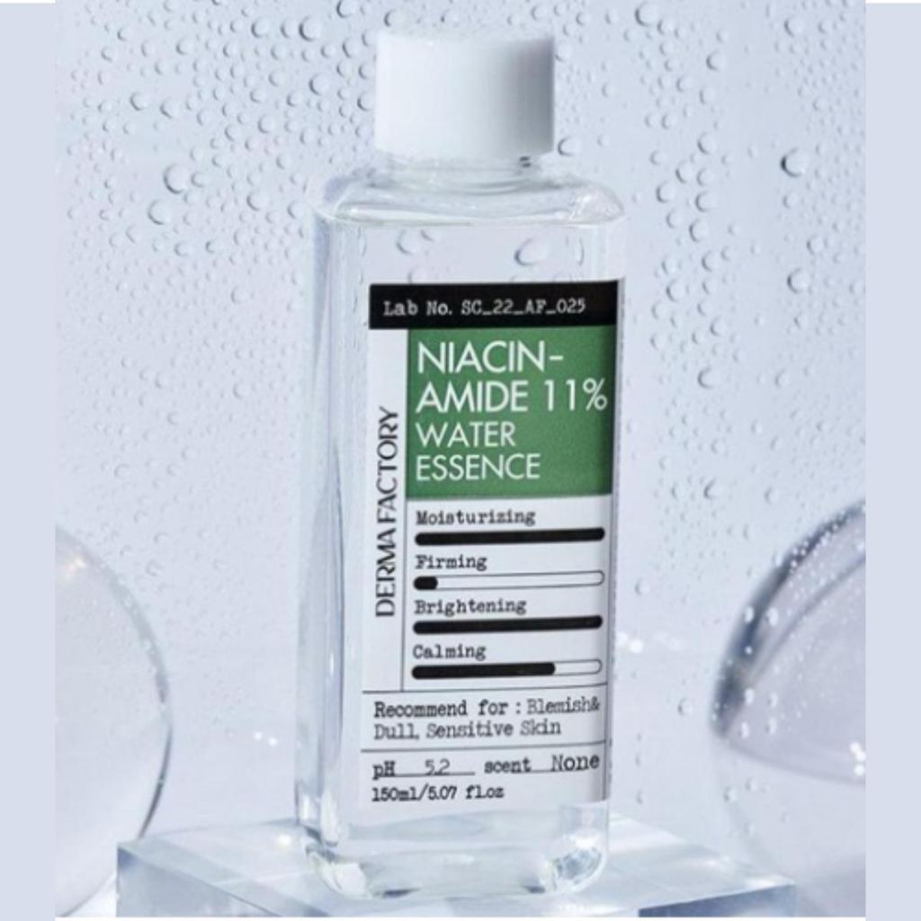 DERMA FACTORY Niacinamide 11% Water Essence (150ml)
