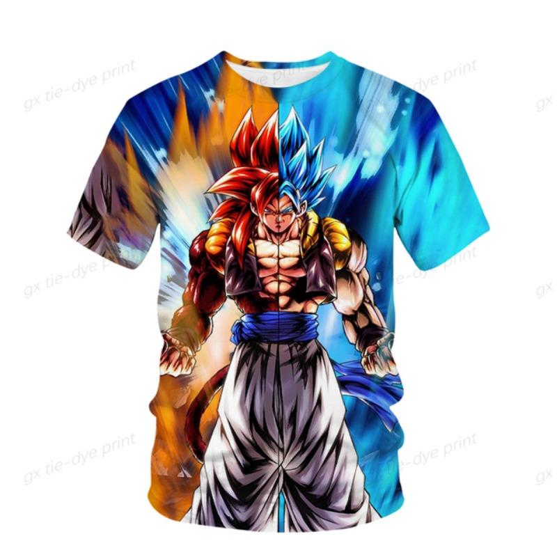 Dragon Ball Z Graphic Print 3D Summer Short Sleeve T-Shirt Top Hot Selling Cool Super Adult T-Shirt Goku
