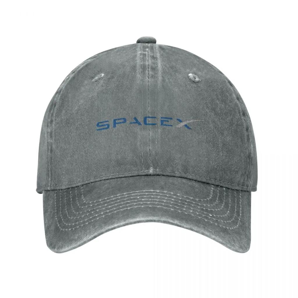 Vintage SpaceX Space X Logo Elon Musk Baseball Caps Distressed Washed  Falcon Heavy Rocket Outdoor Summer Hats Cap