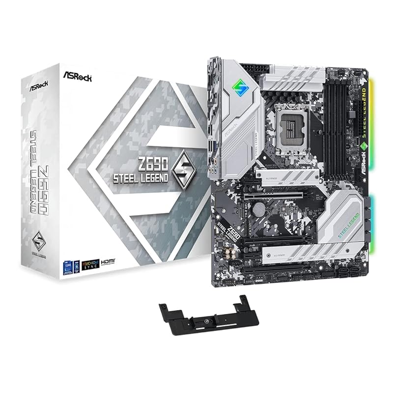 

Материнська плата ASRock Z690 Steel Legend з процесором Intel 12-го покоління ( LGA1700 )листування ATX [продукт вітчизняного авторизованого дистриб ютора]