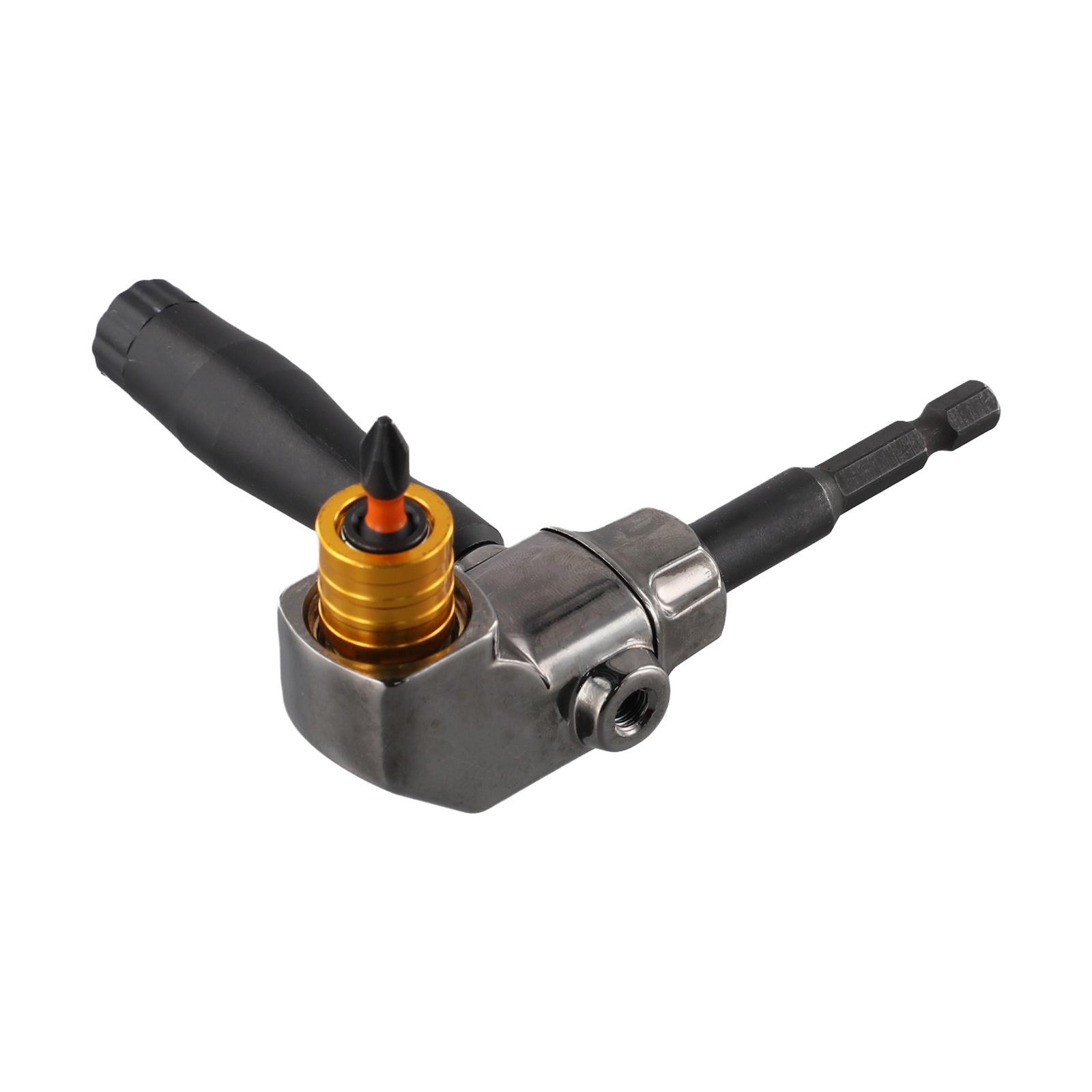 For DIY Projects Right Angle Screwdriver High Strength And Hardness Left And Right Handle Switch For 6.35mm Bits China Mainland