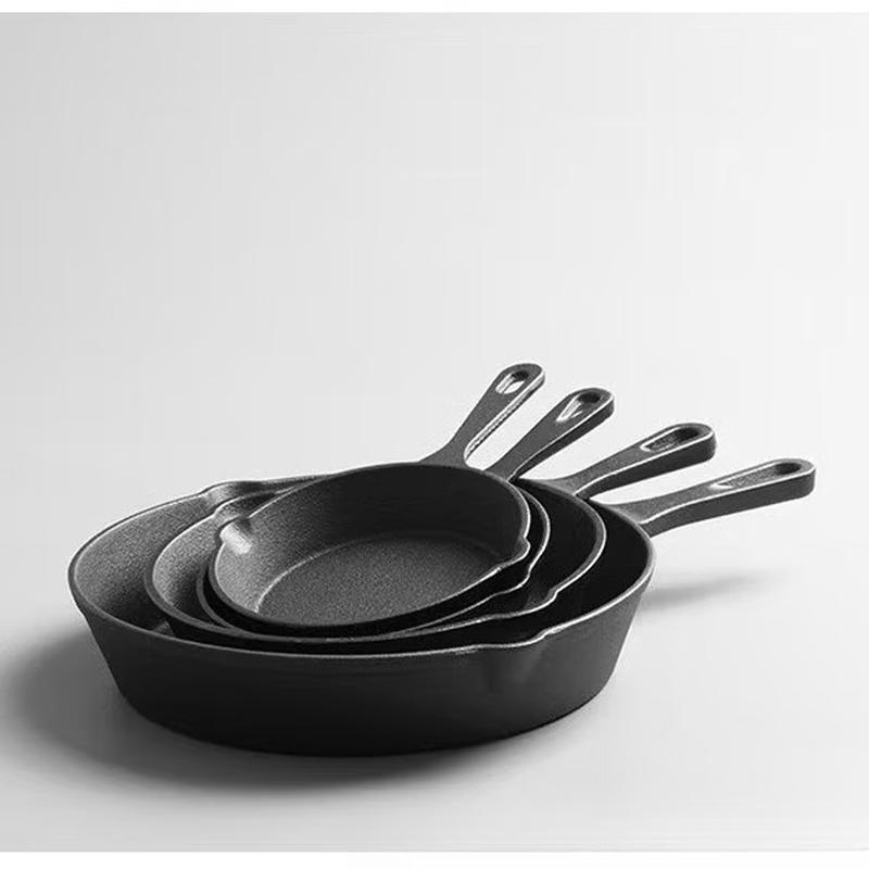 

Zhi Shi Cast Iron Mini Steak Skillet Set