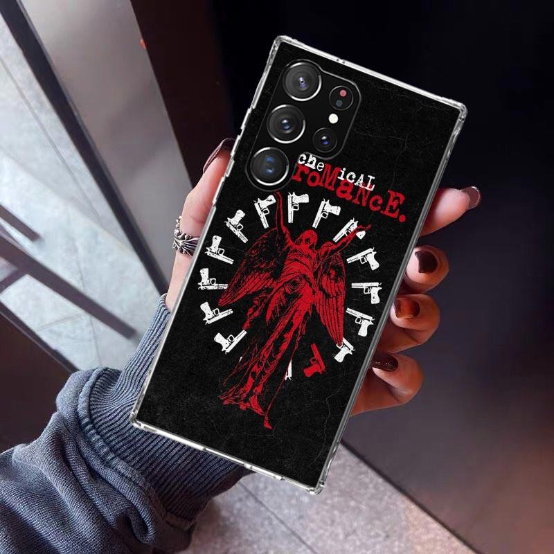 My Chemical Romance MCR Phone Case For Samsung Galaxy S23 S24 S25 Edge S26 Ultra S22 + S21 Plus S20 FE Cover Silicone Print Shel