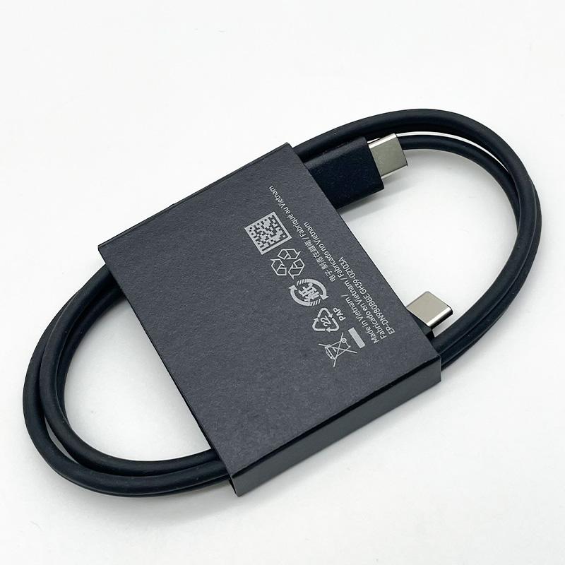 

Быстрое настенное зарядное устройство 35 Вт + 15 Вт с вилкой США и кабелем USB Type C длиной 1 м, PD, два порта, зарядка для телефона для Galaxy Z Fold Flip 6 5 4 3 Black Cable Only