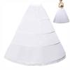 4-kruhová spodnička Dlouhá krinolínová sukně Nové Květinové šaty Doplňky