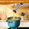 Churro Maker Kits Hard Stainless Steel Churro Maker Set Safe Churro Maker Machine with Piping Bag and Piping Nozzle for Baking