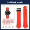 Για Oris Diving AQUIS 7740 7730 Water Ghost Αθλητικό Ρολόι Ζώνη Λουράκι Ανδρικό Φθοροελαστικό Αδιάβροχο Λουράκι Ρολογιού 24-12 Κυρτό Σιλικόνης