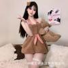 Fun underwear soft girl bear plush dress sweet and cute kawaii neck bud skirt woman