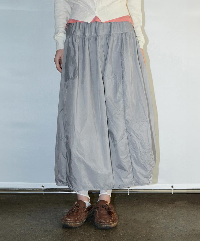 Monokeulom Bamon Balloon Skirt (Gray)