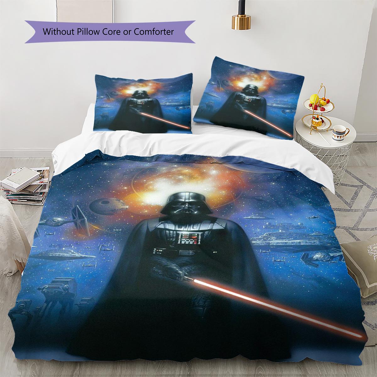 

Mandalorian Pattern Bedding Quilt Set Quilt Cover Pillowcase Home Decoration Gift (1 * duvet cover + 2 * pillowcase, without core) 260x240cm