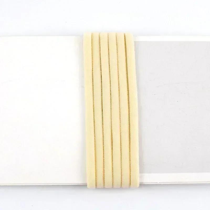 5/10/20M Meetee 3mm/5mm Polyamidseil Gummiband für Haargummi Ohrnähen Gummiband Gurtband Kleidungsstück Schuhe Zubehör