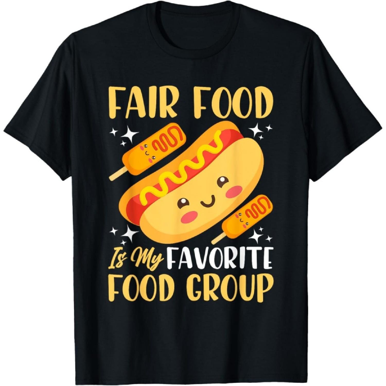 County Fair_ Fair Food Is My Favorite Food Group T-Shirt S