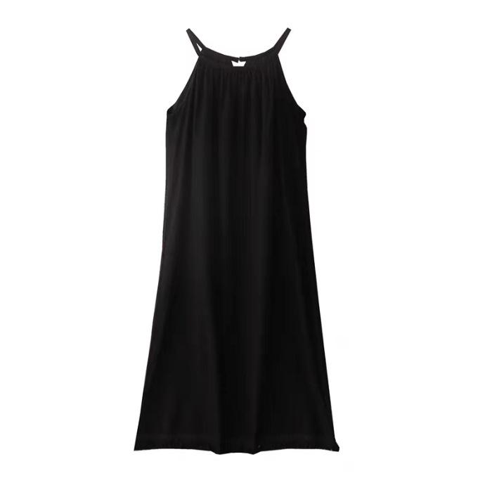 French Suspender Dress Fairy Summer Seaside Vacation Long Dress Gentle Wind Sweet Loose Temperament a Word Skirt