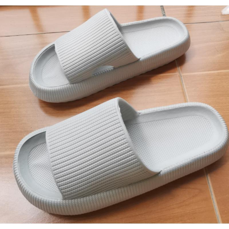 Men's new thick-soled slippers women's summer indoor pink bathroom couple cool slippers men's height increase