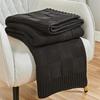 Luxury Knit Blanket Sofa Nap Throw Washable Lightweight Afghan for Baby Home AC Cover