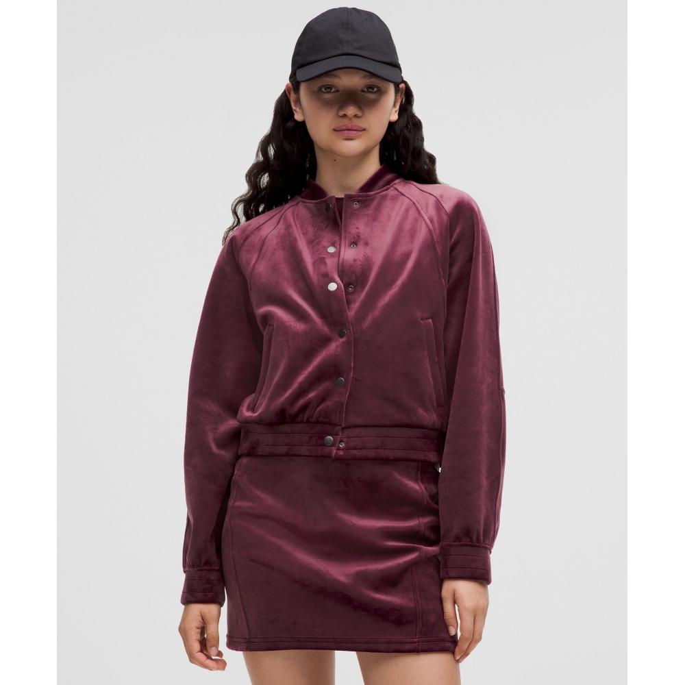 

Lululemon Куртка для подводного плавания, бархат, гранатовый XS