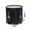 27.6x 27.6 inch Large Adult Tub Baby Swimming Pool Insulation Family Bathroom SPA Tub Portable Bathtub Folding Bath Bucket Thicken Shower Barrel