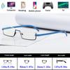 KROKODIL Reading Eyeglasses Gift Eyeglasses Case Blue Ray Blocking Presbyopic Eyeglasses Flexible Material High Definition Lense