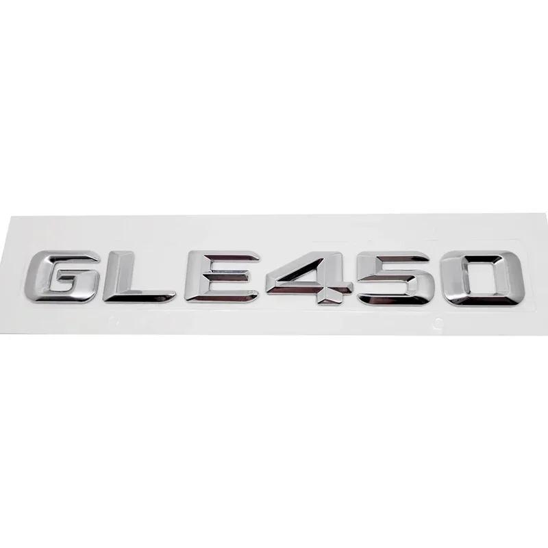 3D Car Rear Trunk Sticker Tail Number Emblem for Mercedes Benz GLE43 GLE63 GLE300 GLE320 GLE350 GLE400 GLE450 GLE500 GLE550