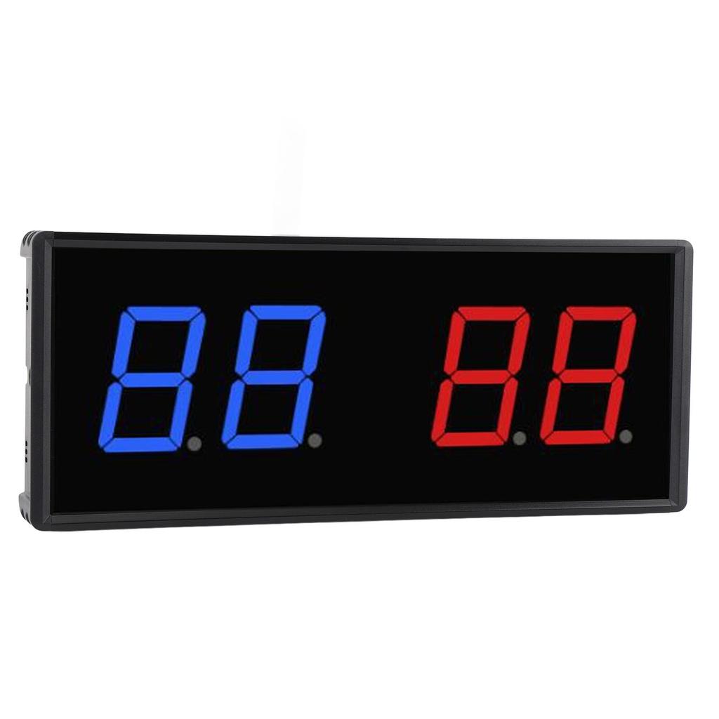 LED Electronic Scoreboard 30ft Remote Control 5 Levels Brightness USB Digital Score Keeper for Basketball Volleyball EU