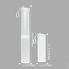 Extendable Artist Storage Tube Plastic Adjustable Length Pen Holder Translucent with Carrying Lanyard Brush Pencil Holder