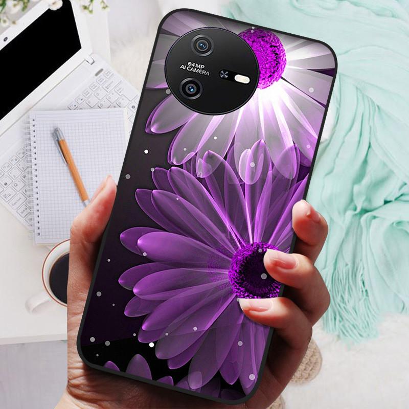 For Oscal Tiger 12 Case Tiger12 Black Cover Lion Wolf Silicone Soft Back Cases For Oscal Tiger 12 Phone Case Protective Shell