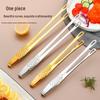 Golden Korean 304 Stainless Steel BBQ & Grilling Tongs - Extended for Steaks and Buffets