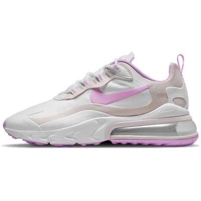 Air Max 270 React 'White Fuchsia Glow Platinum Violet' Women's Sneakers Casual Shoes CZ1609-100