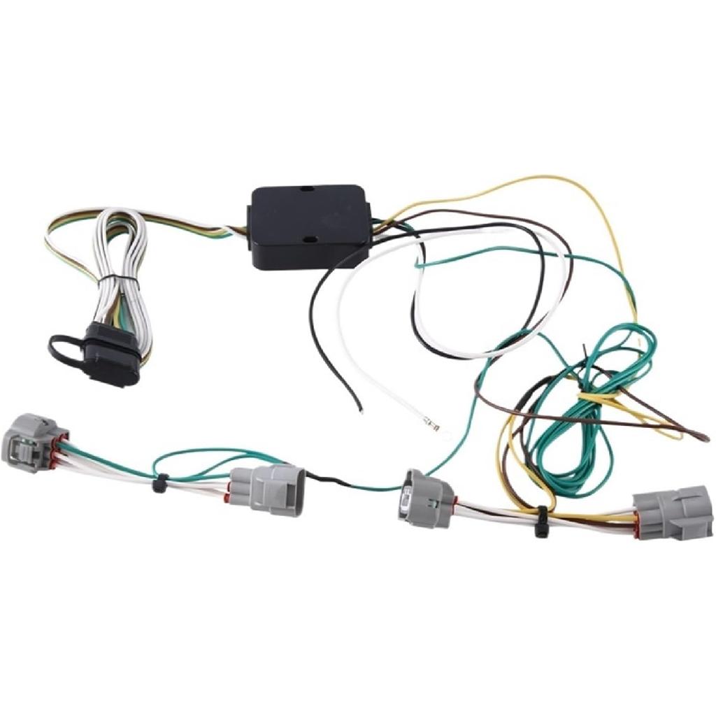 4 Way Trailer Wiring Harness Connector Plug 56208 118605 Parts Accessories Compatible with Jeep Cherokee 2014-2018