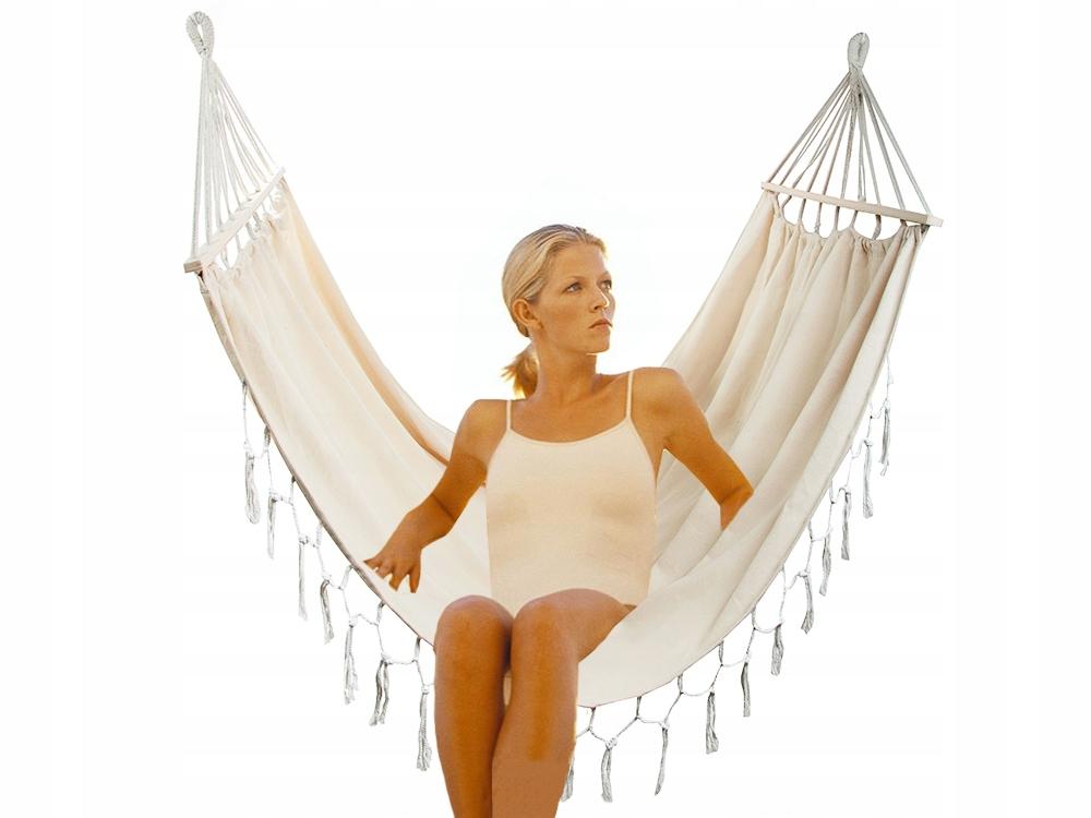 Beige Hammock 200X150 Wood (20)