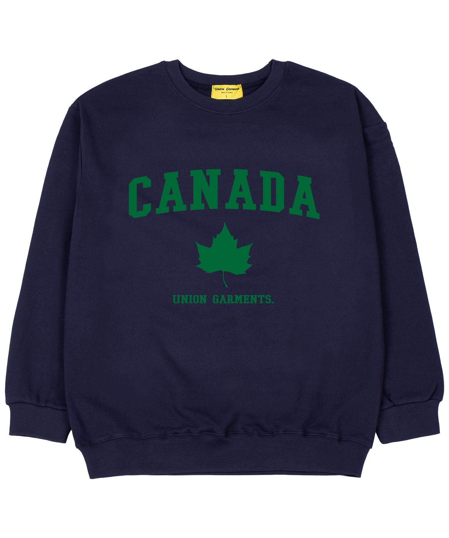 Union Garments Canada Худи оверсайз из французского терри Темно-синий M