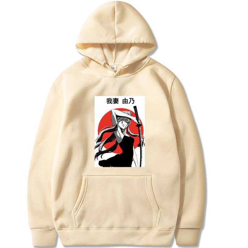 Autumn Future Diary Yuno Anime Characters Men's Hoodie Sweatshirt Men Womnen Fashion Brand Design Pullover Men's Hoodies