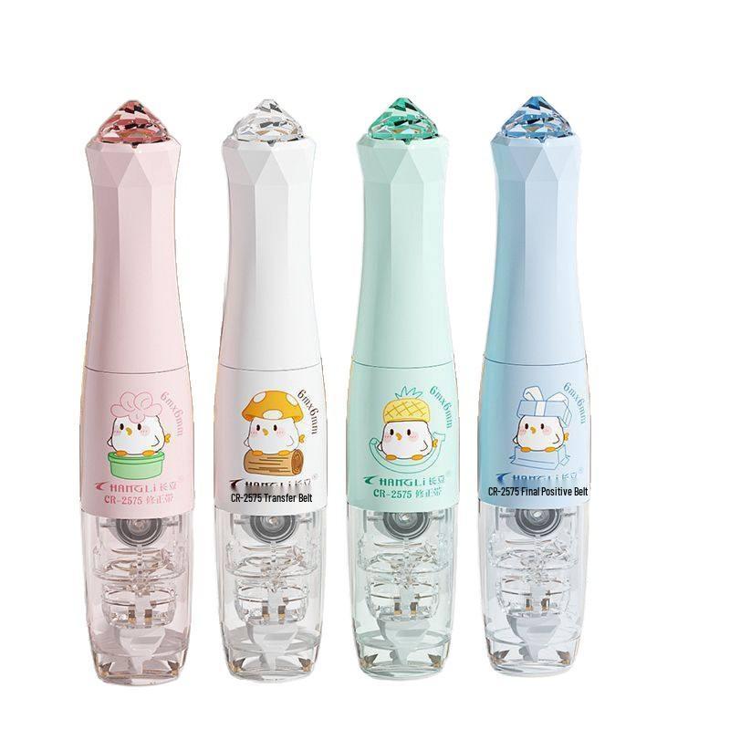 360-Degree Rotating Correction Tape: Refillable, Large Capacity, Stylish Design