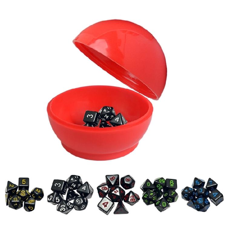 Polyhedral Dice Set-D4 D6 D8 D10 D12 D20 Dungeons-Dragons-DND-RPG-MTG-Table Game